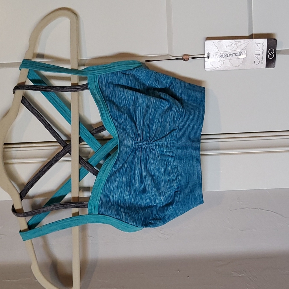 Brand new teal Calia sports bra